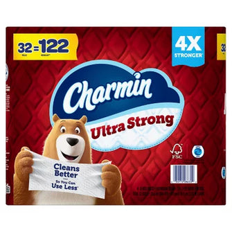 Charmin Ultra Strong Toilet Paper (231 Sheets/Roll, 32 Rolls) - Brands For Less USA