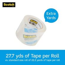 Scotch Heavy Duty Shipping Packaging Tape Dispensers, 1.88" X 27.7 Yd, 6 Pack