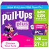 Pull-Ups Plus Training Pants for Girls, Size 2T-6T