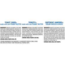 Sandwich Crackers, Variety Pack, 3 Flavors, 8 Individually Wrapped Packs, 6 Sandwiches Each - Brands For Less USA