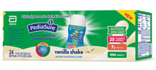 PediaSure Grow & Gain con fibra, batido nutricional infantil sabor vainilla, paquete de 24 unidades/7.4 onzas líquidas.