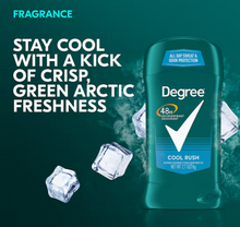 Degree Men Cool Rush 48-Hour Antiperspirant Deodorant Invisible Solid, 4 pk./2.7 oz
