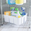 Sterilite Divided Ultra™ Caddy, Easy Carry, Handy Plastic Utility Storage, White