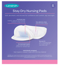 Compresas desechables de lactancia Lansinoh Stay Dry