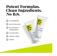 Desodorante natural para todo el cuerpo No BS, 2 unidades/1,7 oz.