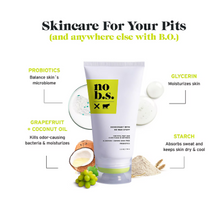 Desodorante natural para todo el cuerpo No BS, 2 unidades/1,7 oz.