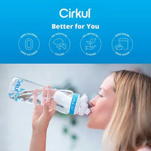 Cirkul 22-Oz. Plastic Water Bottle Starter Kit with Blue Lid + 6 Flavor Cartridges
