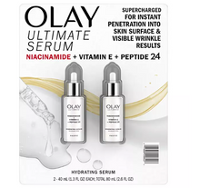 Olay Ultimate Niacinamida + Vitamina E + Péptido 24 Suero Hidratante, 1.3 fl. oz., paquete de 2.