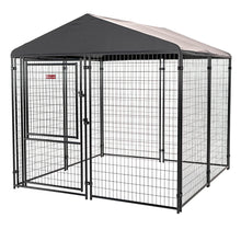 Lucky Dog STAY Series Executive Dog Kennel 8'x8' with Privacy Screen