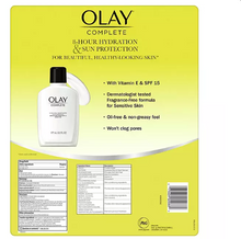 Crema hidratante Olay Complete Sensitive con FPS15, 6 oz., 2 unidades.
