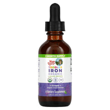 MaryRuth's, Toddler Iron Organic Liquid Drops, 1-3 Years, Grape, 3.5 mg, 2 fl oz (60 ml)