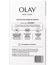 Loción corporal/de manos Olay Age Defying & Hydrating Niacinamide, 17 oz., paquete de 2.