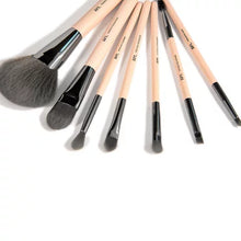 BPL 9-Piece Professional Makeup Artist Brush Collection with Anti-Bacterial Charcoal