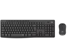 Combo de teclado y ratón inalámbricos silenciosos Logitech MK295 - Grafito