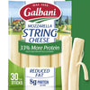 Galbani 33% More Protein Reduced Fat Mozzarella String Cheese, 30 ct.