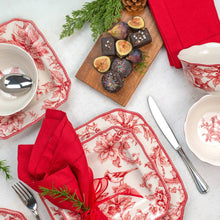 222 Fifth Christmas Lane 12-piece Dinnerware Set