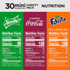 Coca-Cola Soda Soft Drink Variety Pack, Mini Cans, 30 pk./7.5 fl. oz.