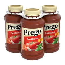 Prego Traditional Pasta Sauce, Jars, 3 pk./45 oz.