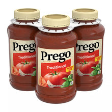 Prego Traditional Pasta Sauce, Jars, 3 pk./45 oz.