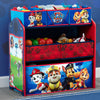 Delta Children PAW Patrol 6-Bin Design & Store Toy Organizer