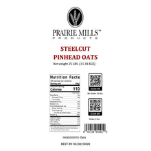 Prairie Mills Steelcut Pinhead Oats 25 lbs.