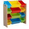 Delta Children Kids Toy Storage Organizer with 12 Plastic Bins - Multi