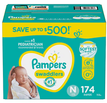 Pañales Pampers Swaddlers (Seleccione la talla)