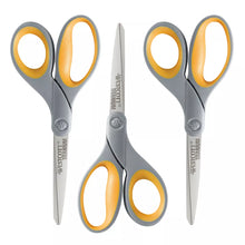 Tijeras Westcott de 8" con revestimiento de titanio, paquete de 3.