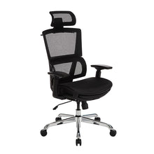Berkley Jensen Ergonomic Mesh Office Chair with Headrest and Footrest - Black
