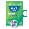 Oral-B Glide Scope Outlast Dental Floss Picks, Mint, 300 ct.