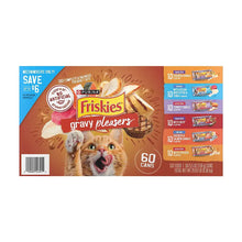 Purina Friskies Gravy Pleasers Wet Cat Food Variety Pack, 60 ct./5.5 oz.