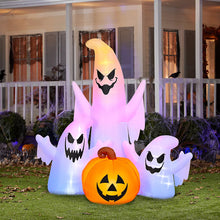 Gemmy Halloween Inflatable Spooky Ghost Trio