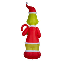 Giant 12' Inflatable Grinch with Candy Cane
