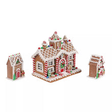 Berkley Jensen Clay Dough LED Gingerbread House -Set of 3