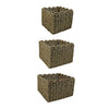 Scalloped Decorative Storage Bin, 3-Pc. Set