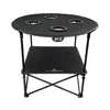 Black Sierra Foldable Camping Table