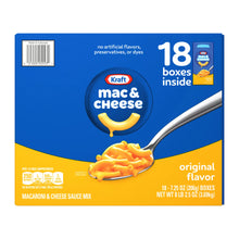 Kraft Original Mac & Cheese Macaroni and Cheese Dinner, 18 ct./7.25 oz.