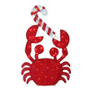 Berkley Jensen 32" Mesh Crab With Candy Cane