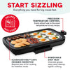 Dash Everyday Griddle Ceramic Cooking Surface - Black, 20" x 10.5"