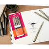 Sakura Pigma Micron Fineliner Pens, 4 Micron Drawing Pens Tip Sizes: 01, 02, 03, 05