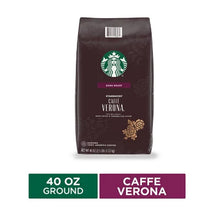 Starbucks Caffe Verona Ground Coffee, Dark Roast 40 Oz.