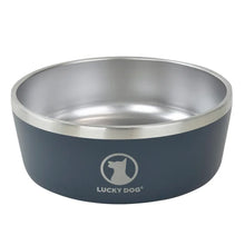 Lucky Dog Indulge 5, Double Wall 5 Cup Stainless Steel Dog Bowl, 2-pack