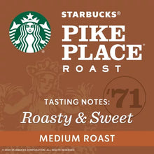 Starbucks Pike Place Medium Roast Ground Coffee 40 Oz.
