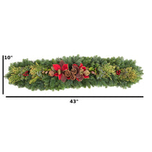 43" Fresh Mantel Garland