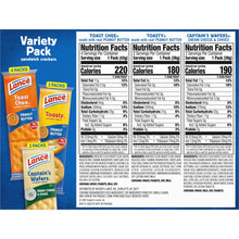 Sandwich Crackers, Variety Pack, 3 Flavors, 8 Individually Wrapped Packs, 6 Sandwiches Each - Brands For Less USA