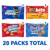 Nabisco Classic Mix Variety Pack, OREO, CHIPS AHOY!, Nutter Butter, RITZ Bits Cheese, 20 Snack Packs