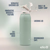 Ello Pop & Fill 32oz. 2-Pack Stainless Steel Water Bottle with QuickFill Technology (Assorted Colors)