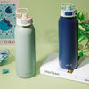 Ello Pop & Fill 32oz. 2-Pack Stainless Steel Water Bottle with QuickFill Technology (Assorted Colors)