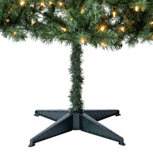 Árbol de Navidad artificial Madison Pine de 2 metros (6,5 pies) con 250 luces LED de colores cambiantes y soporte, de Holiday Time.