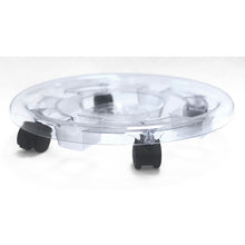 Style Selections 12-in L x 12-in D x 3-in H Clear Plant Caddy